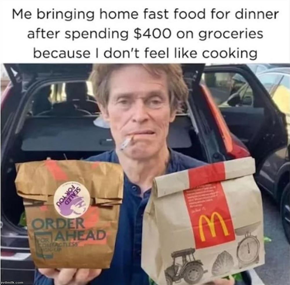 Bringing Home Some Food