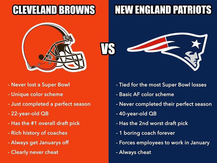 Browns And Patriots