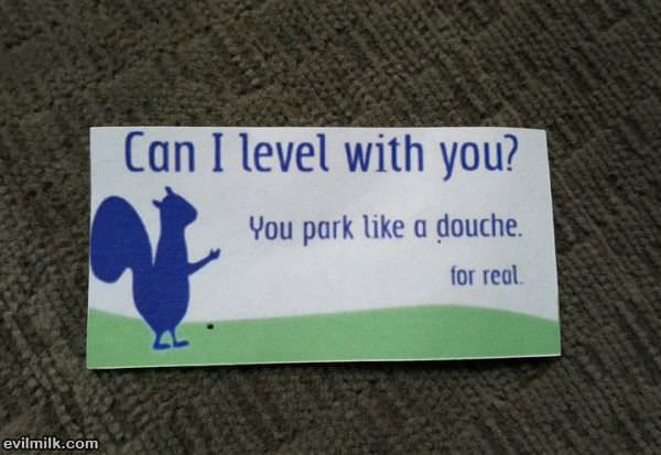 Can I Level With You