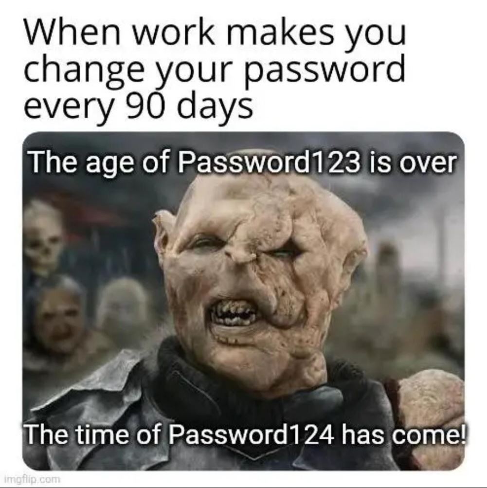 Cange Your Password