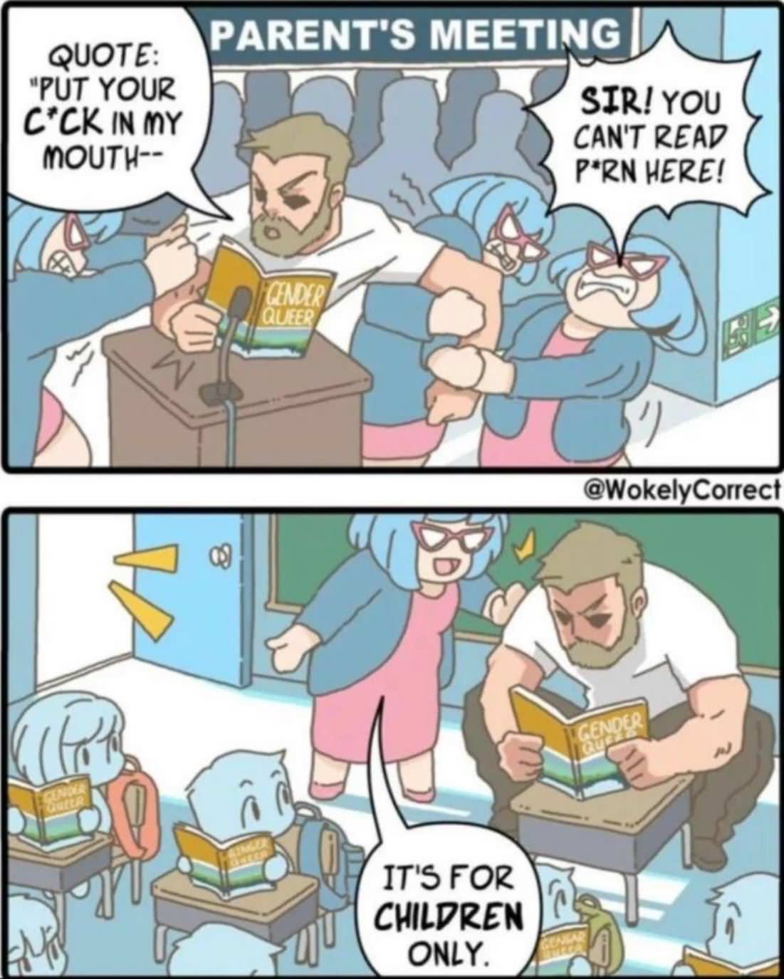 Cannot Read That Here