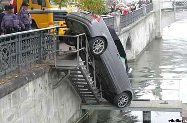 Car On Stairs