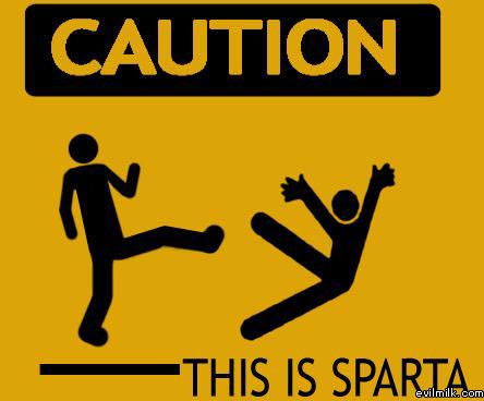 Caution Sparta