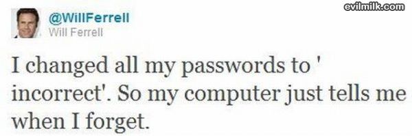 Changed My Password