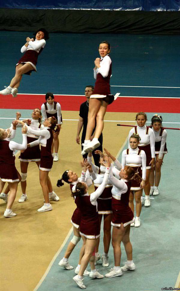 Cheerleader Toss