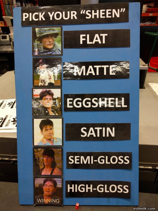 Choose A Sheen