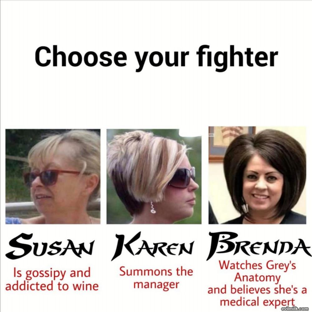 Choose Your Fighter