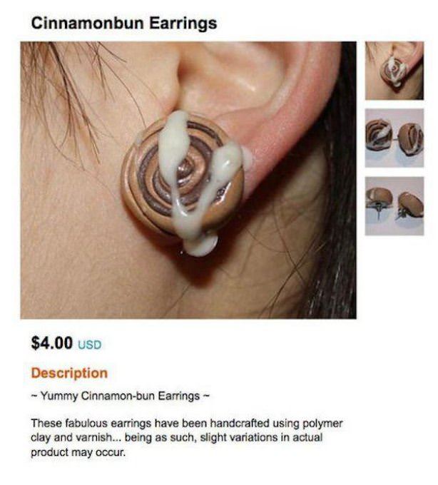 Cinnamonbun Earrings