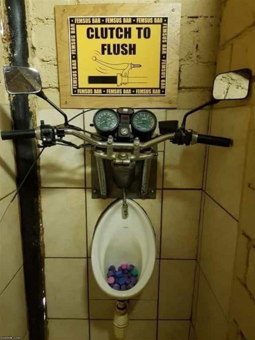Clutch To Flush