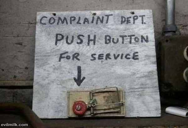 Complaint Department