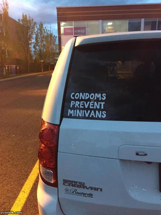 Condoms Prevent Minivans
