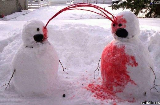 Cool Bloody Snowman