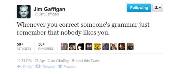 Correcting Grammar
