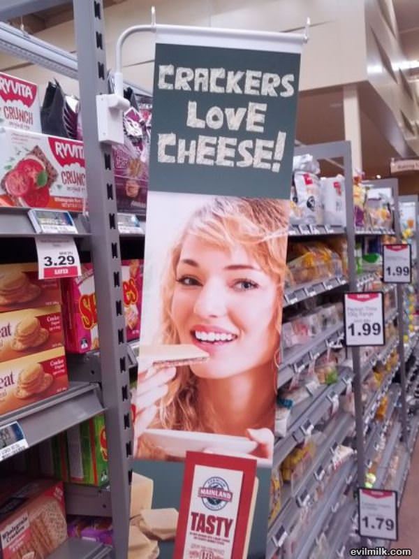 Crackers Love Cheese