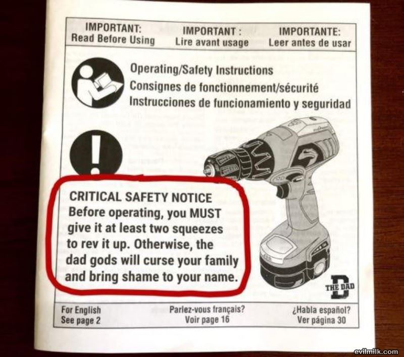 Critical Safety Notice
