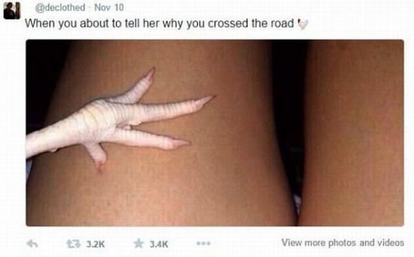 Crossed The Road