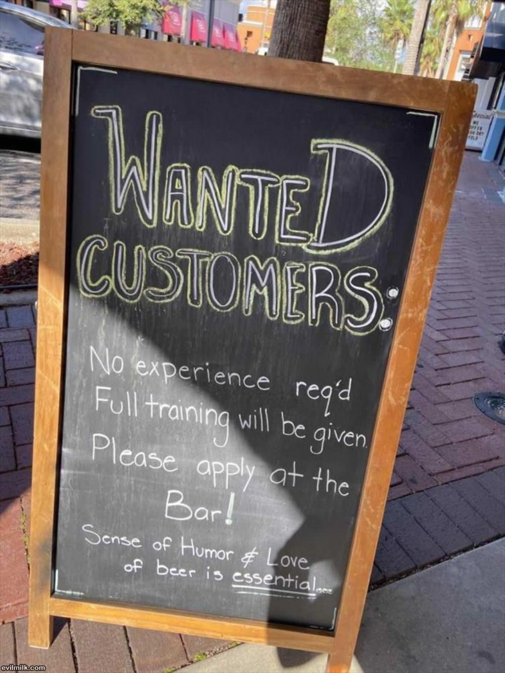 Customers Wanted