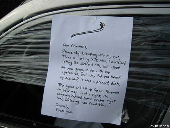 Dear Criminals