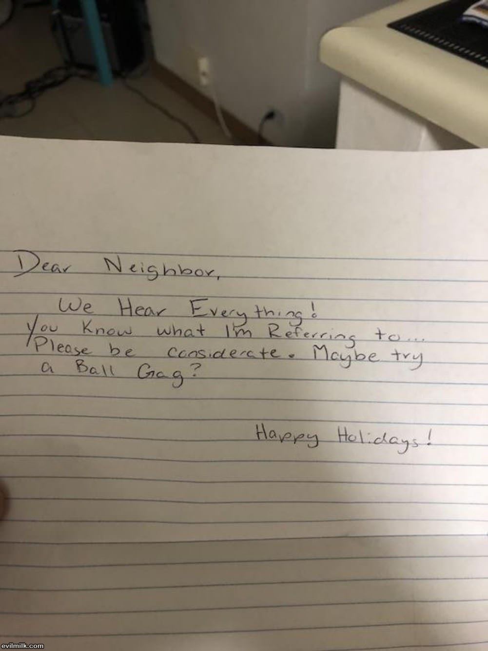 Dear Neighbor