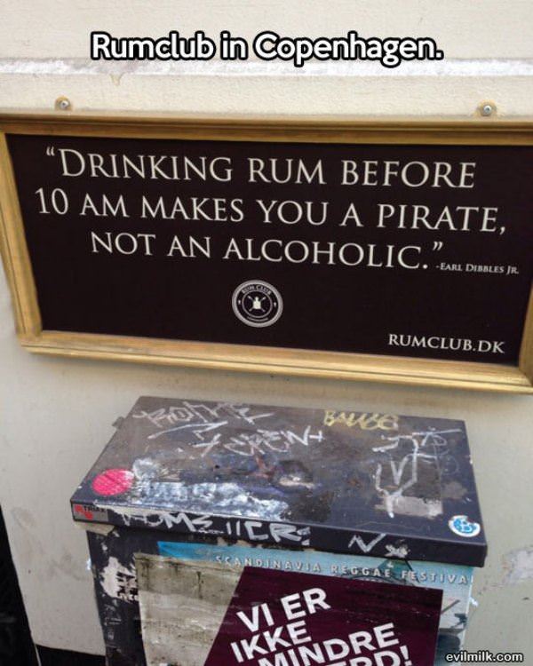 Drinking Rum