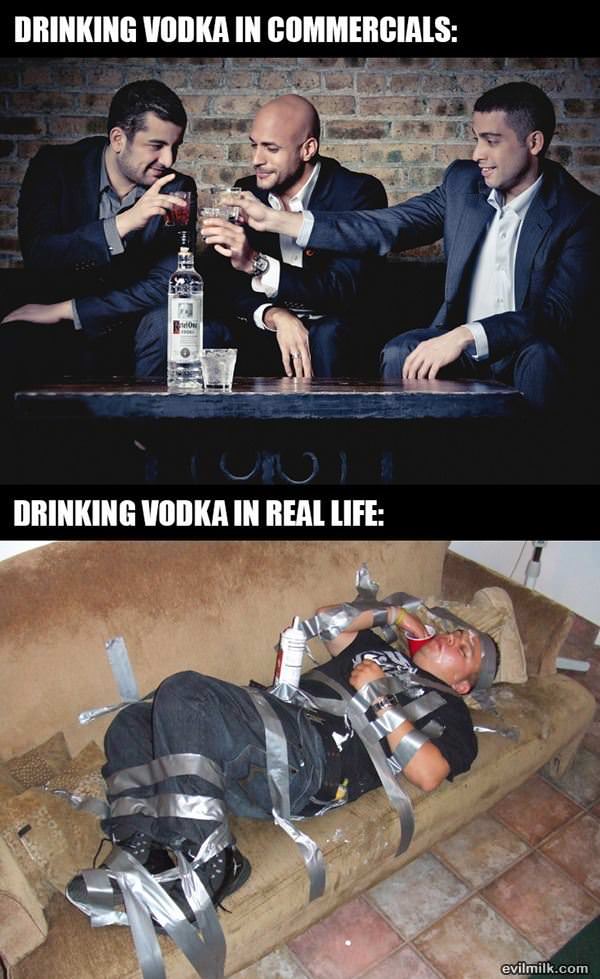 Drinking Vodka