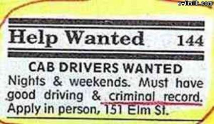 Driver Needed