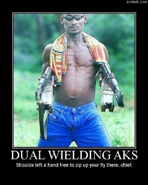 Dual Wielding Aks