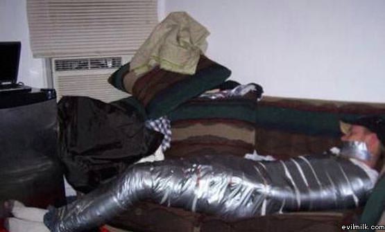 Duct Tape Cacoon