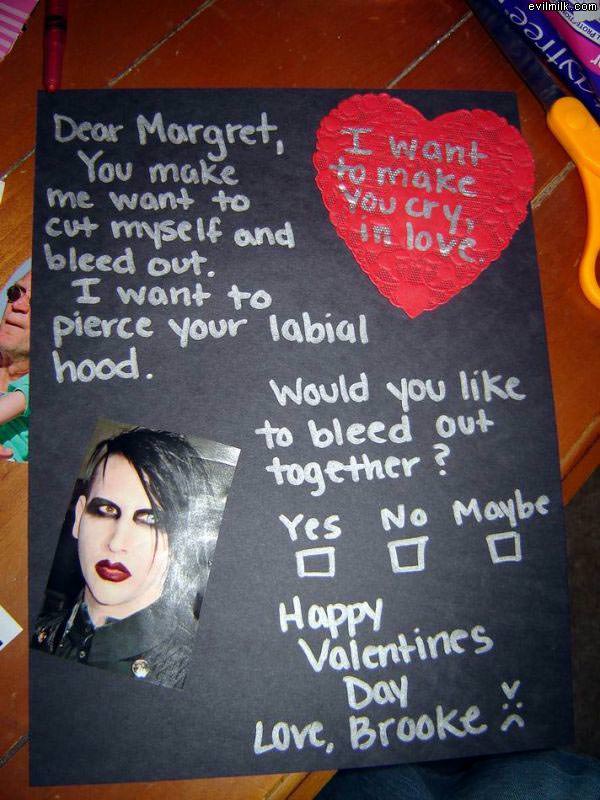 Emo Love Note