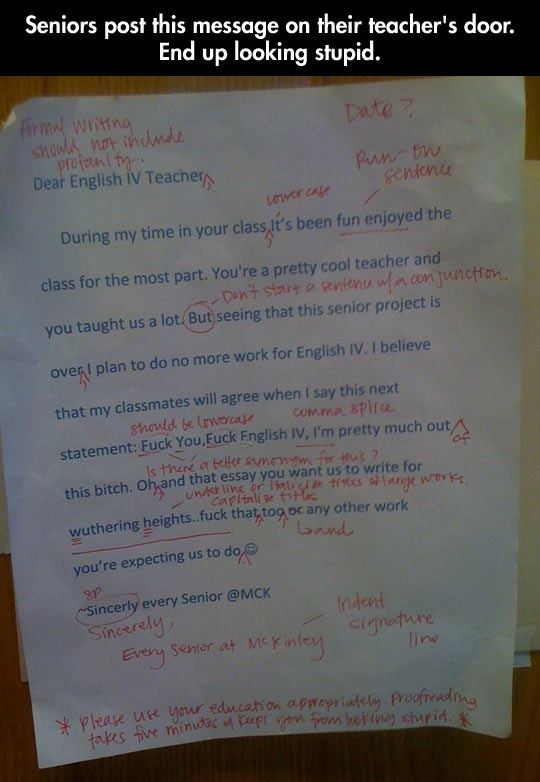 English Teacher Review