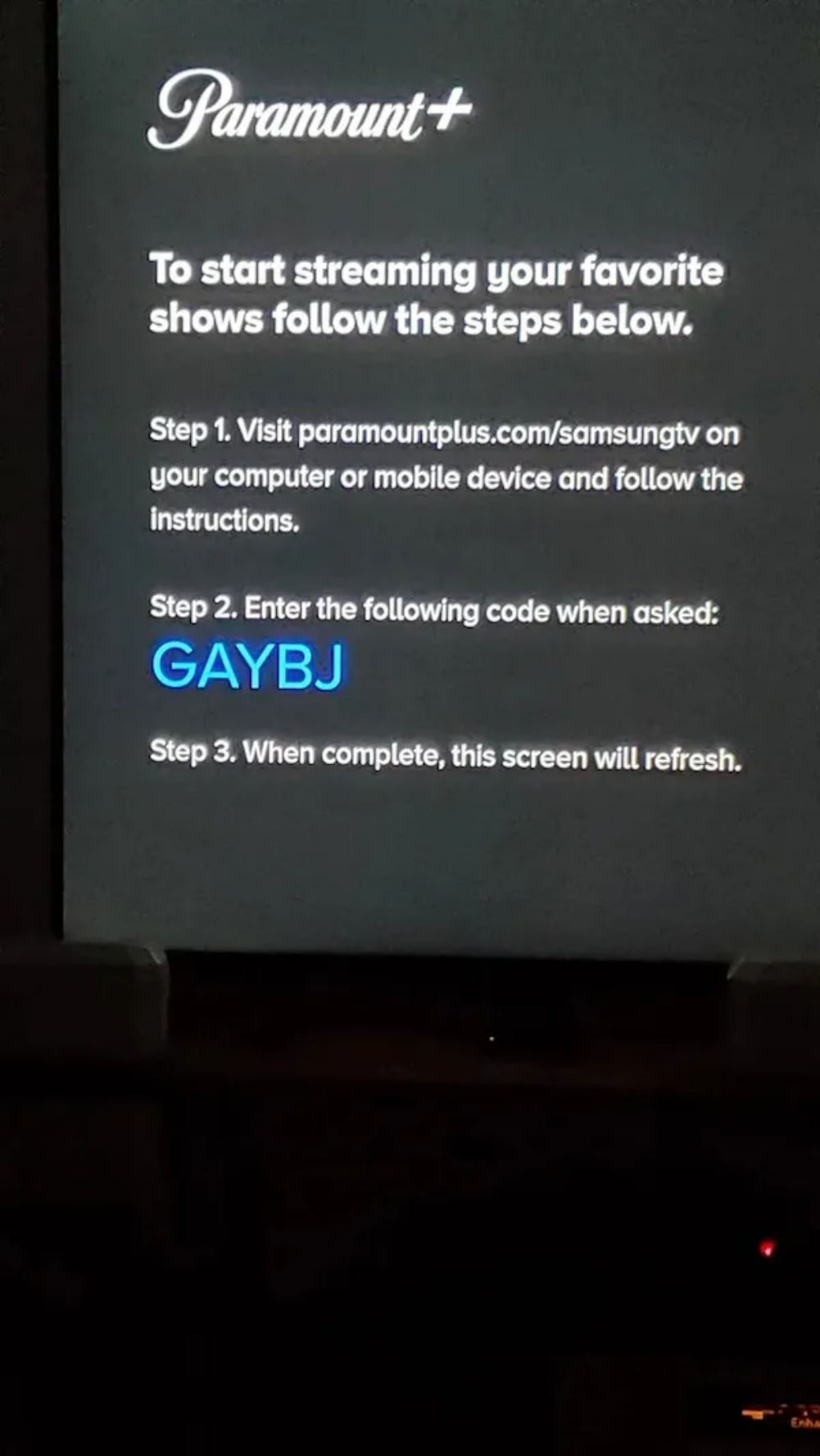 Enter The Code