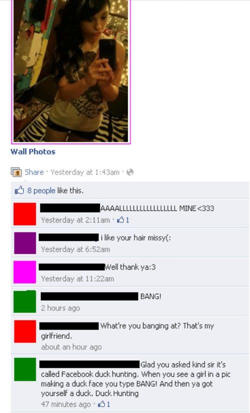 Facebook Duck Hunting