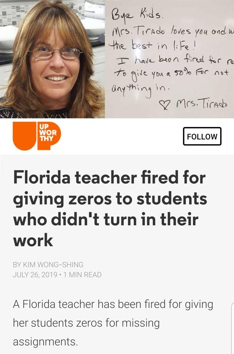 Fired For That