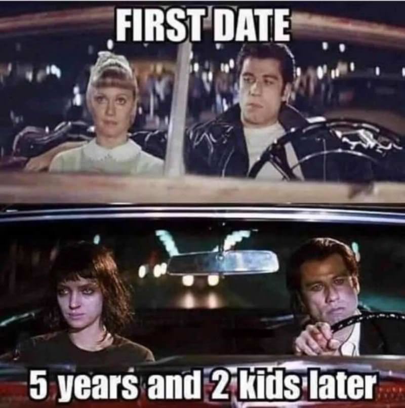 First Date Vs 5 Years Later