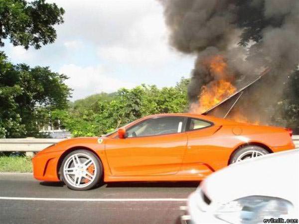 Flaming Ferrari