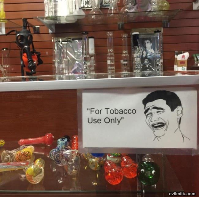 For Tobacco Use Only