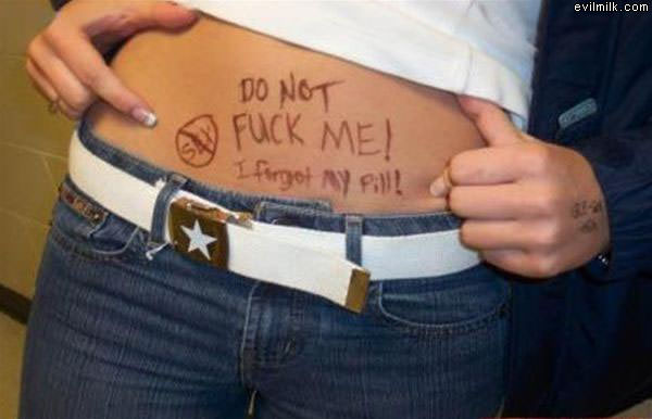 Forgot The Pill