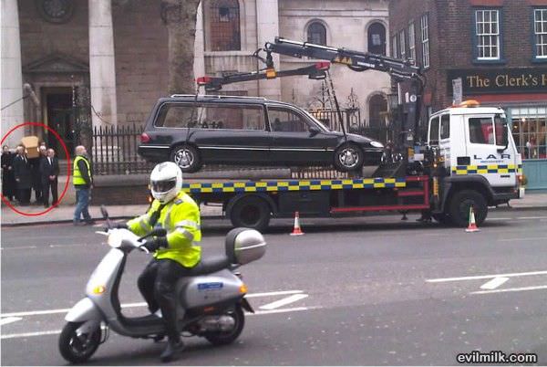 Funeral Parking Fail