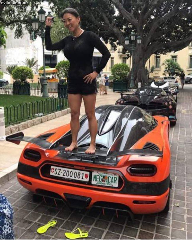 Get Off The Car Lady