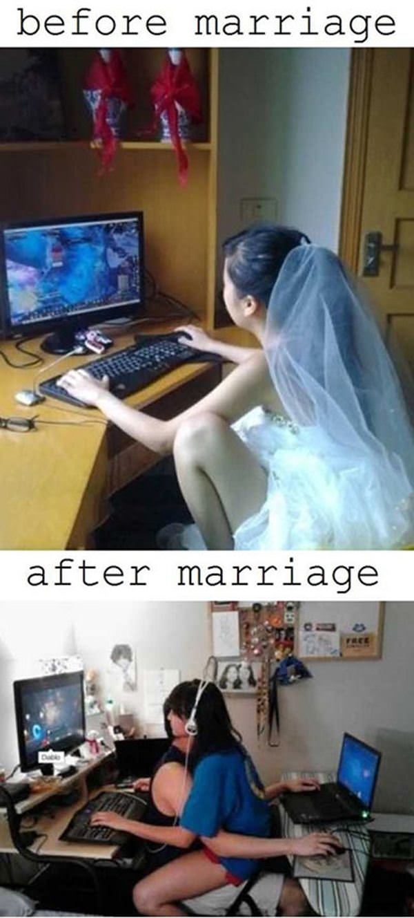 Girl Gamer Gets Married