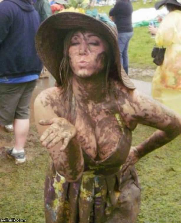 Girls Playing In The Mud 4