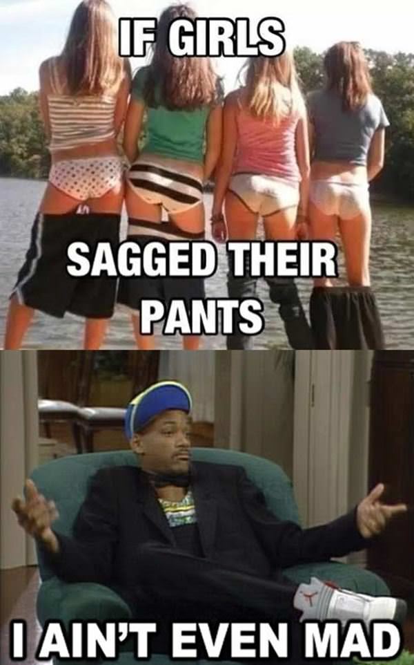 Girls Sagging