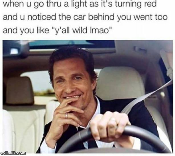 Go Through A Yellow Light