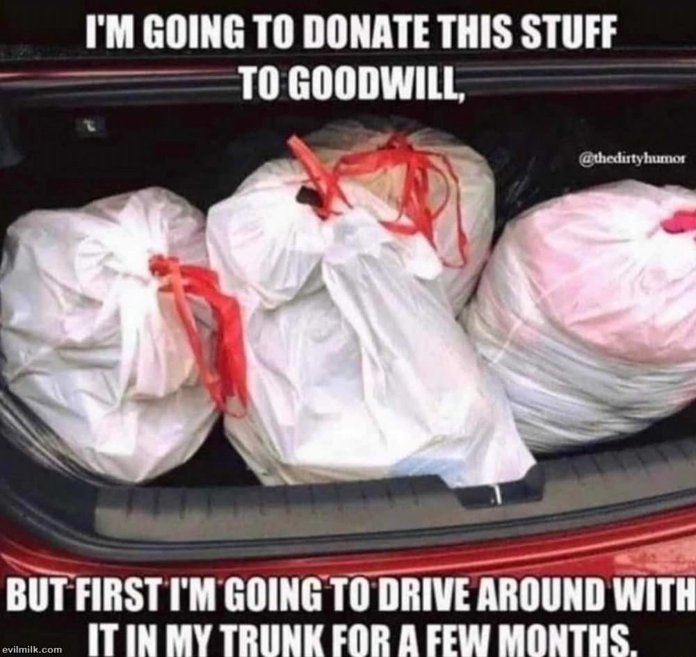 Going To Donate To Goodwill