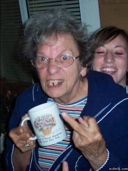 Granny Flicks Off