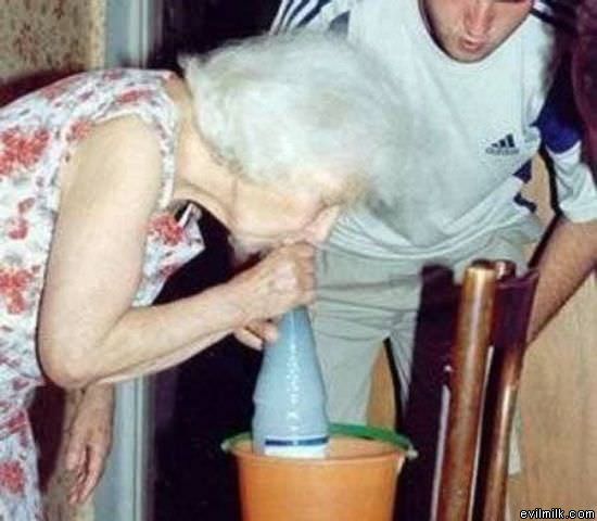 Gravity Bong Grandma