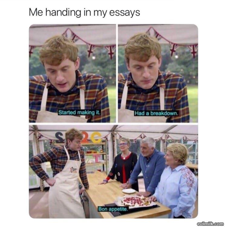 Handing In College Essays