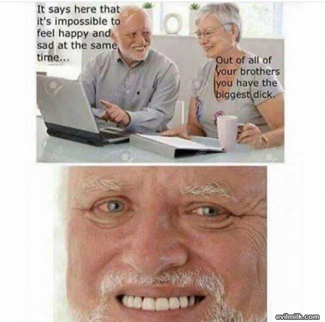 Happy And Sad At The Same Time