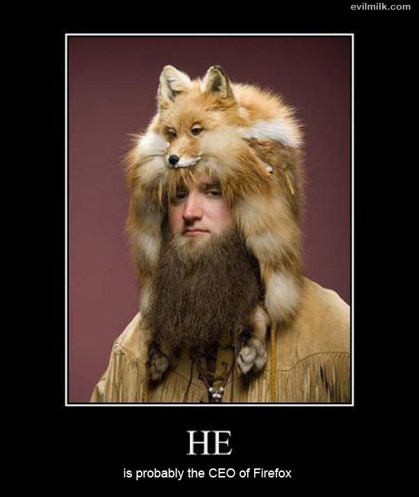He