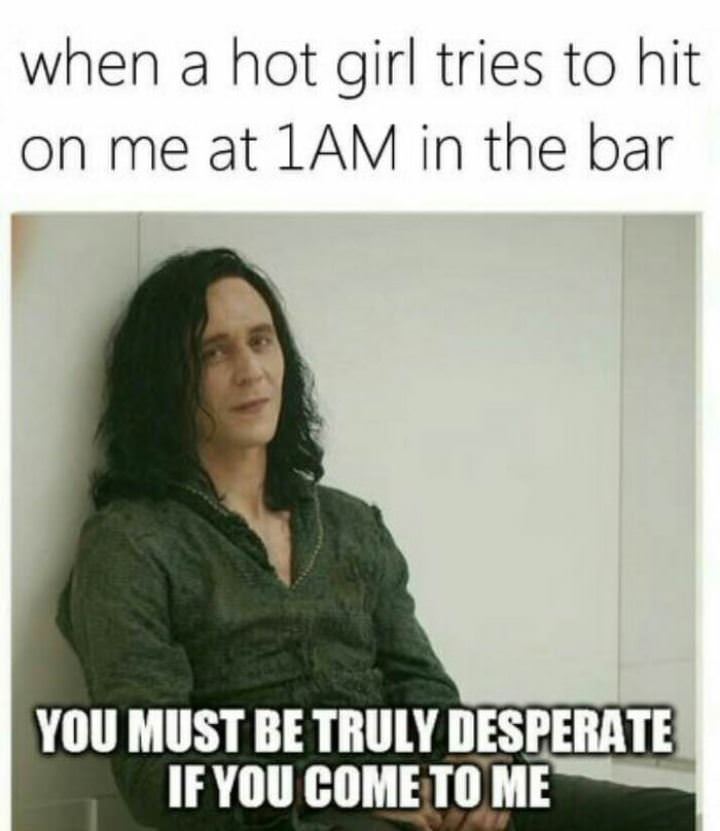 Hitting On Me At The Bar